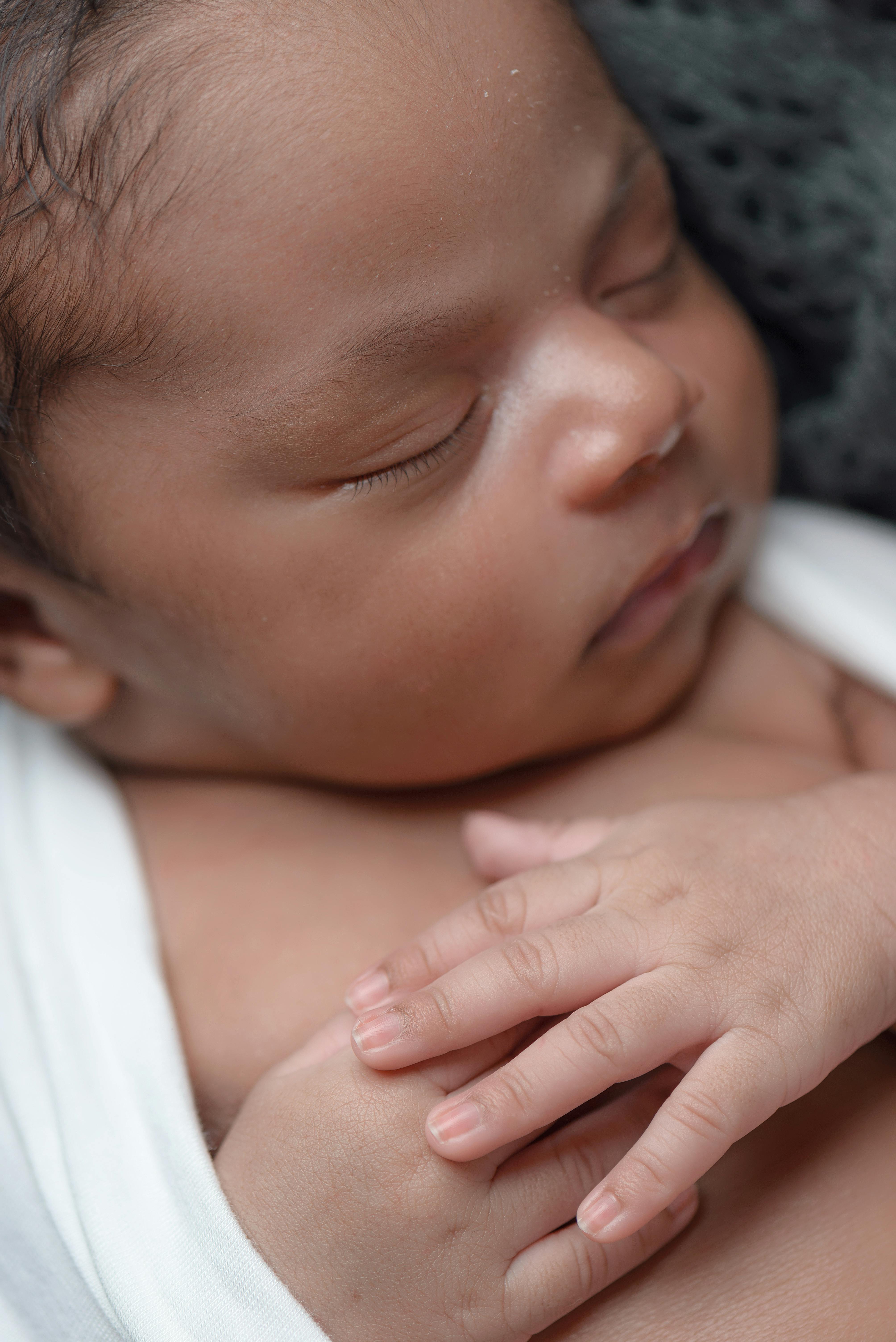 Newborn baby sleeping